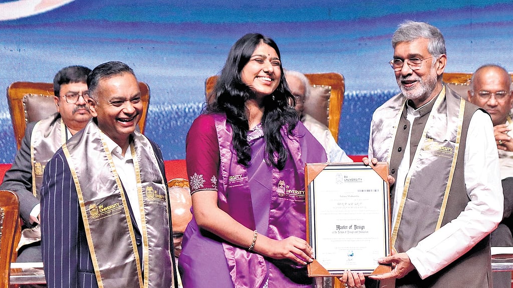 Don’t let the spark within you die, Noble peace laureate Satyarthi tells graduates