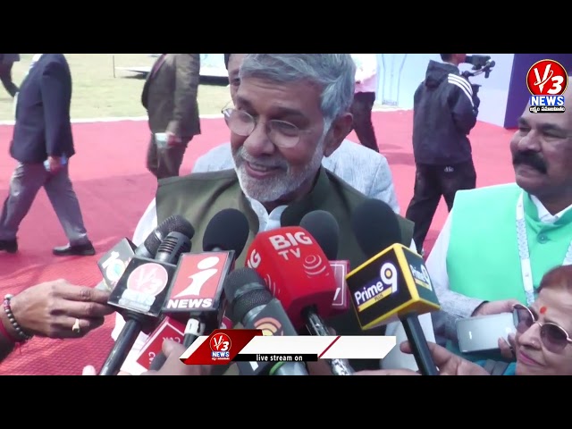 Nobel Peace Prize Winner Kailash Satyarthi Praises CM Revanth Reddy | Rising Telangana
