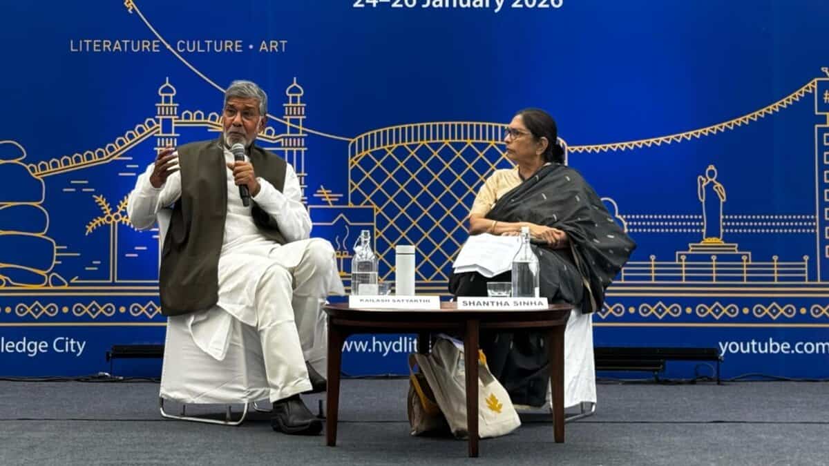 Beaten but unbroken: Kailash Satyarthi recounts ‘failed’ child rescue at HLF