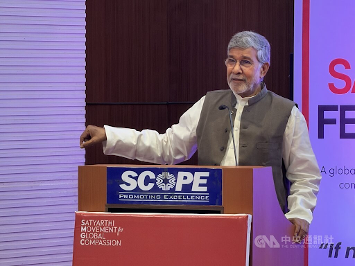 Indian Nobel laureate hopes to foster empathy among young people through AI applications.